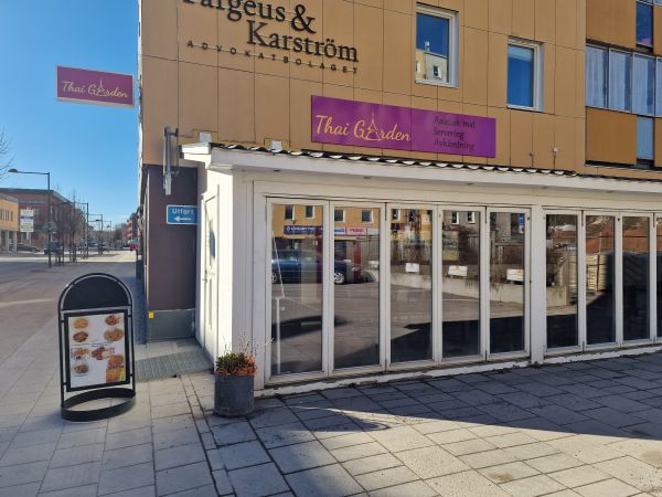 Restaurang Thai Garden i Sundsvall, fotad utifrån.